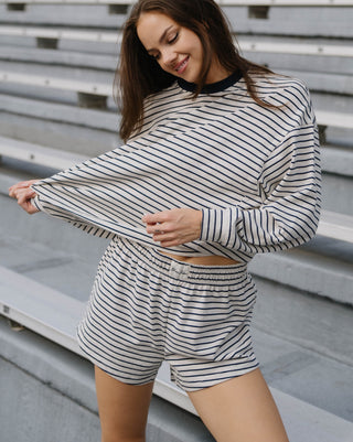 Striped Mini Shorts