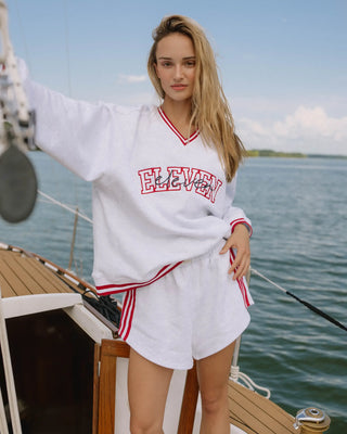 Vintage V Neck Sweatshirt