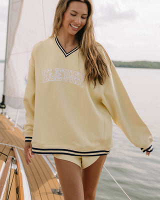 Vintage V Neck Sweatshirt