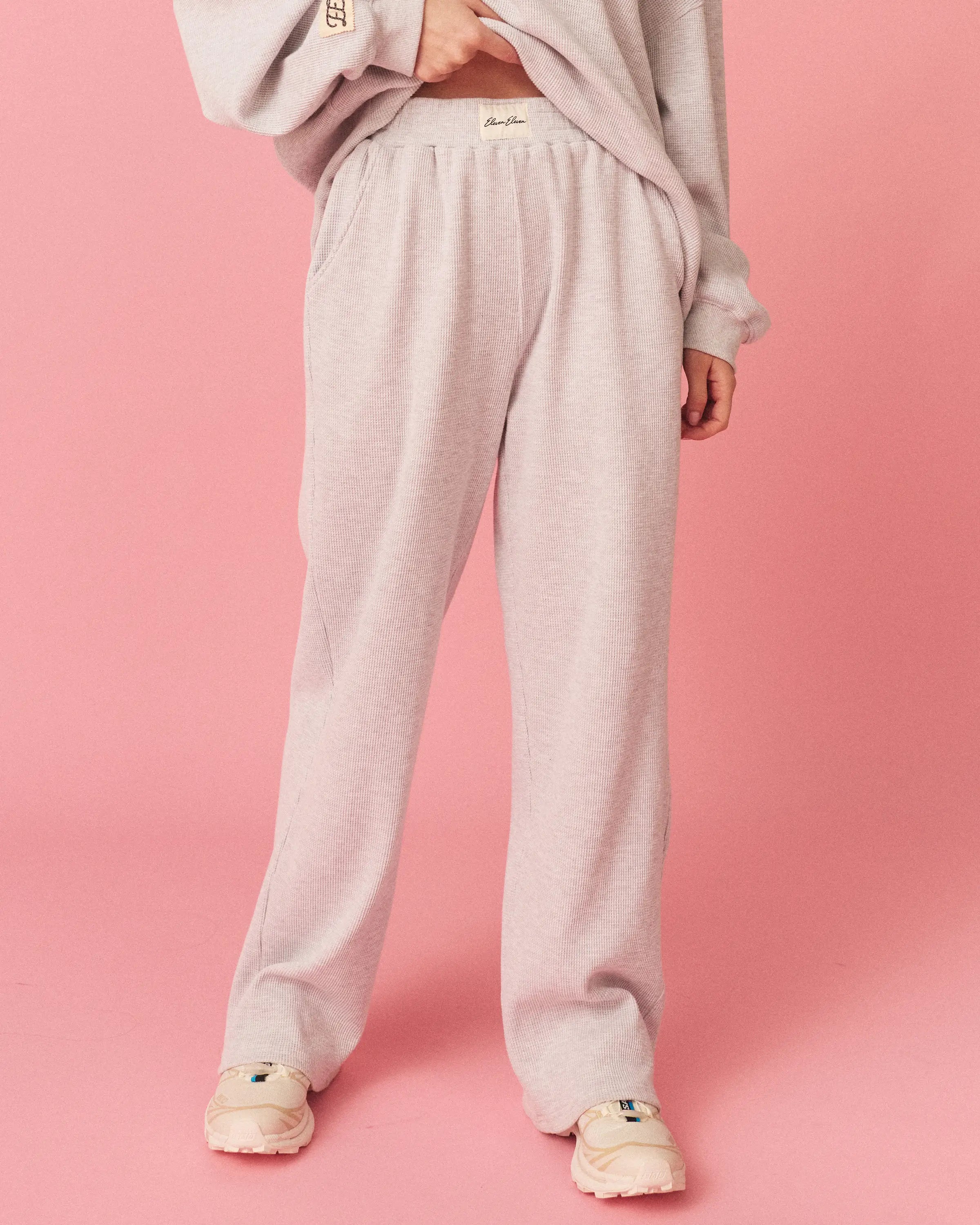 Waffle Pant in Light Ash Grey – Eleven Eleven