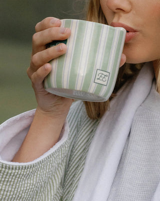 Striped Ceramic Mug