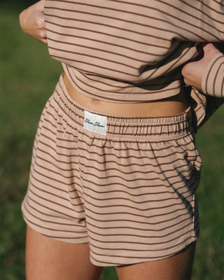 Striped Mini Shorts