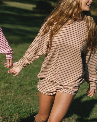 Striped Mini Shorts