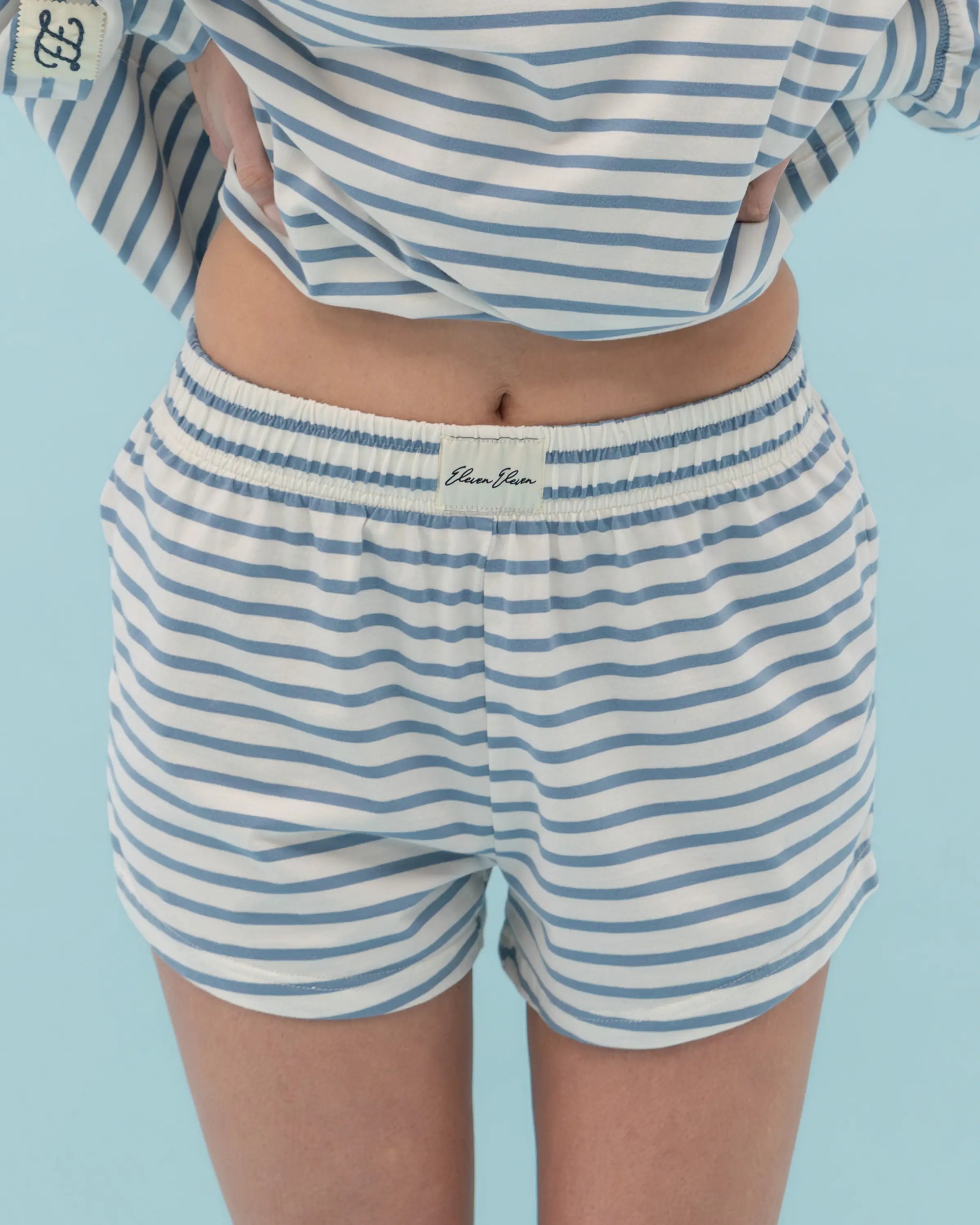 Striped Mini Shorts – Eleven Eleven