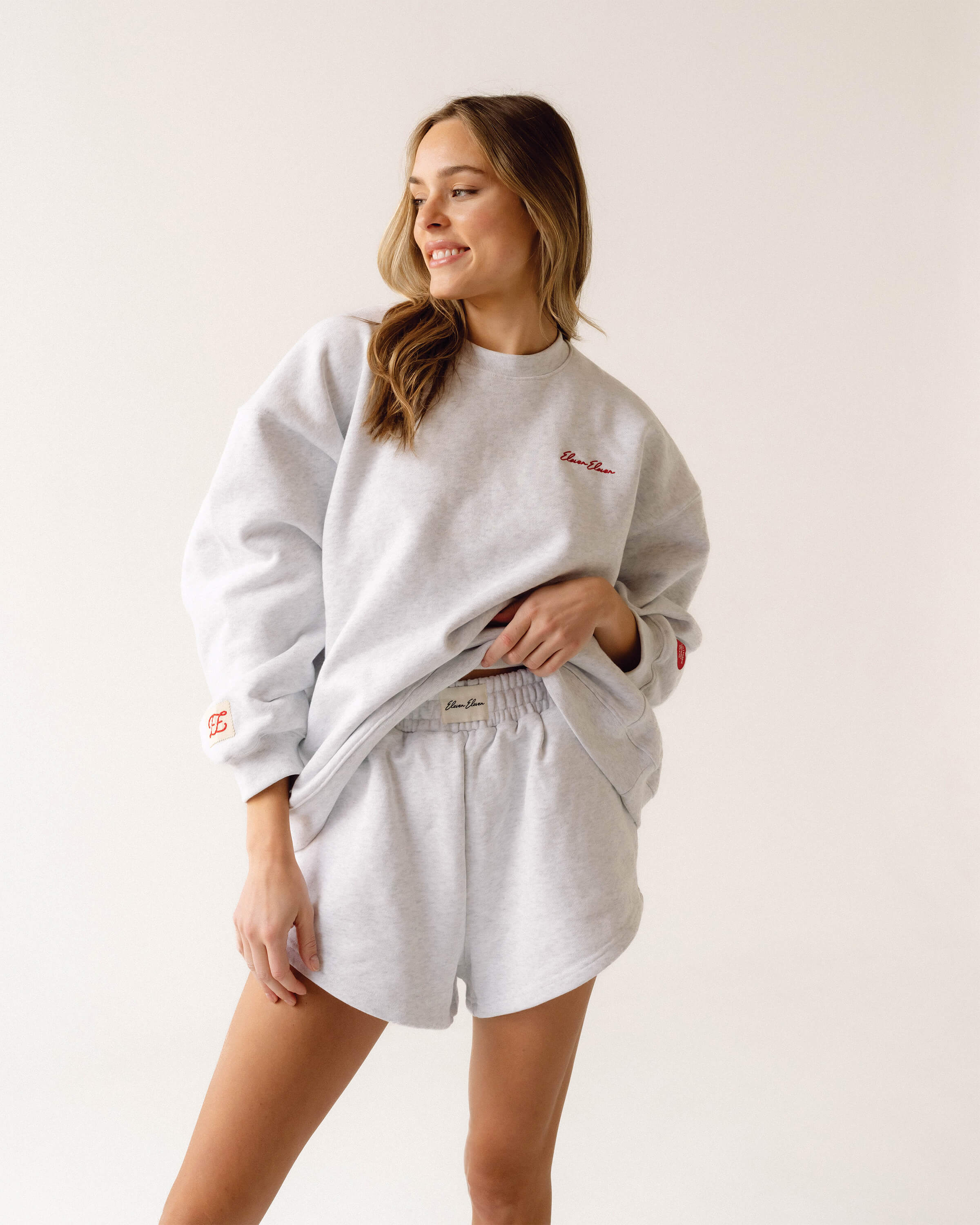 Fleece Sweat Short (Light Ash)