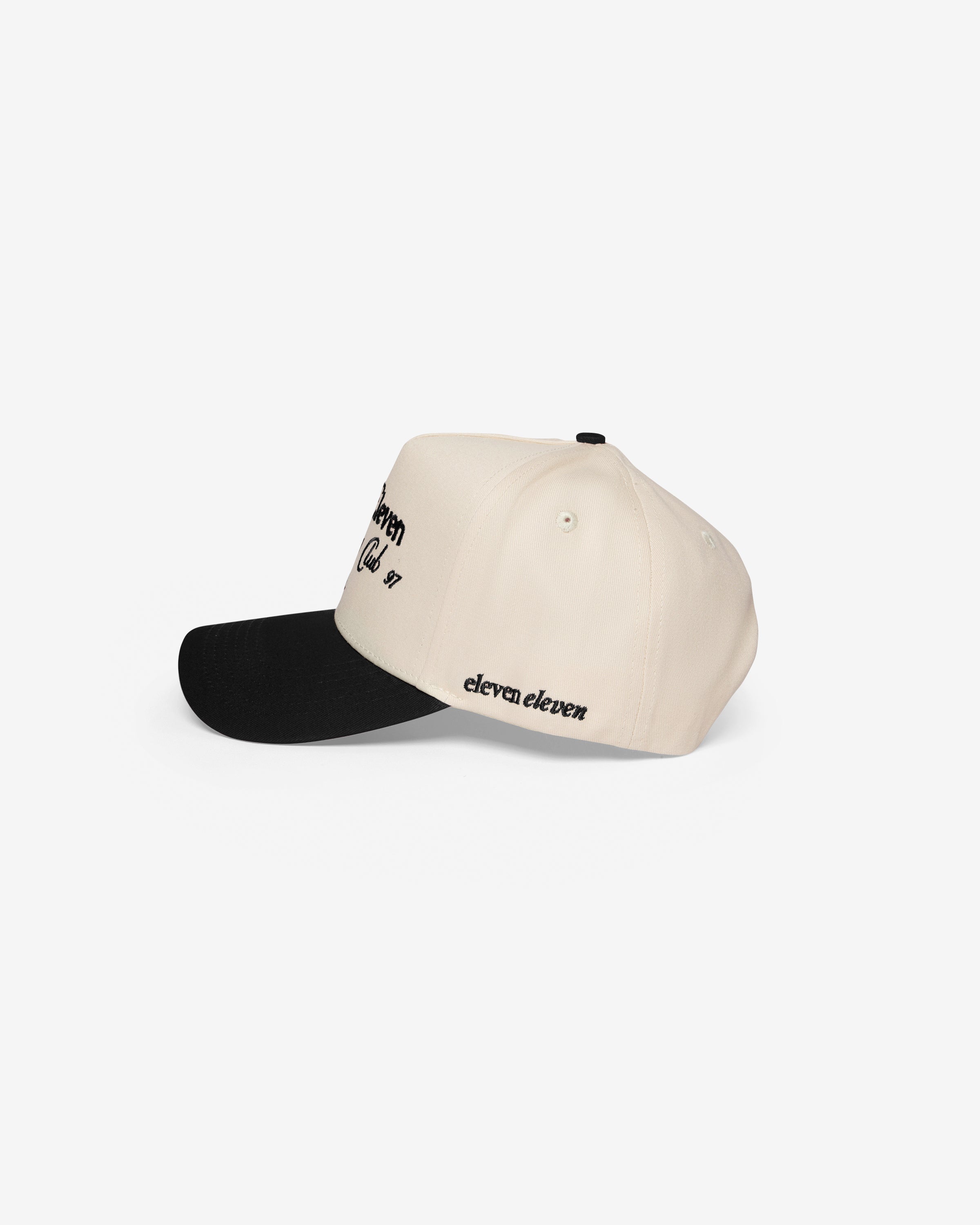 Sporting Club Cap (Beige & Black)