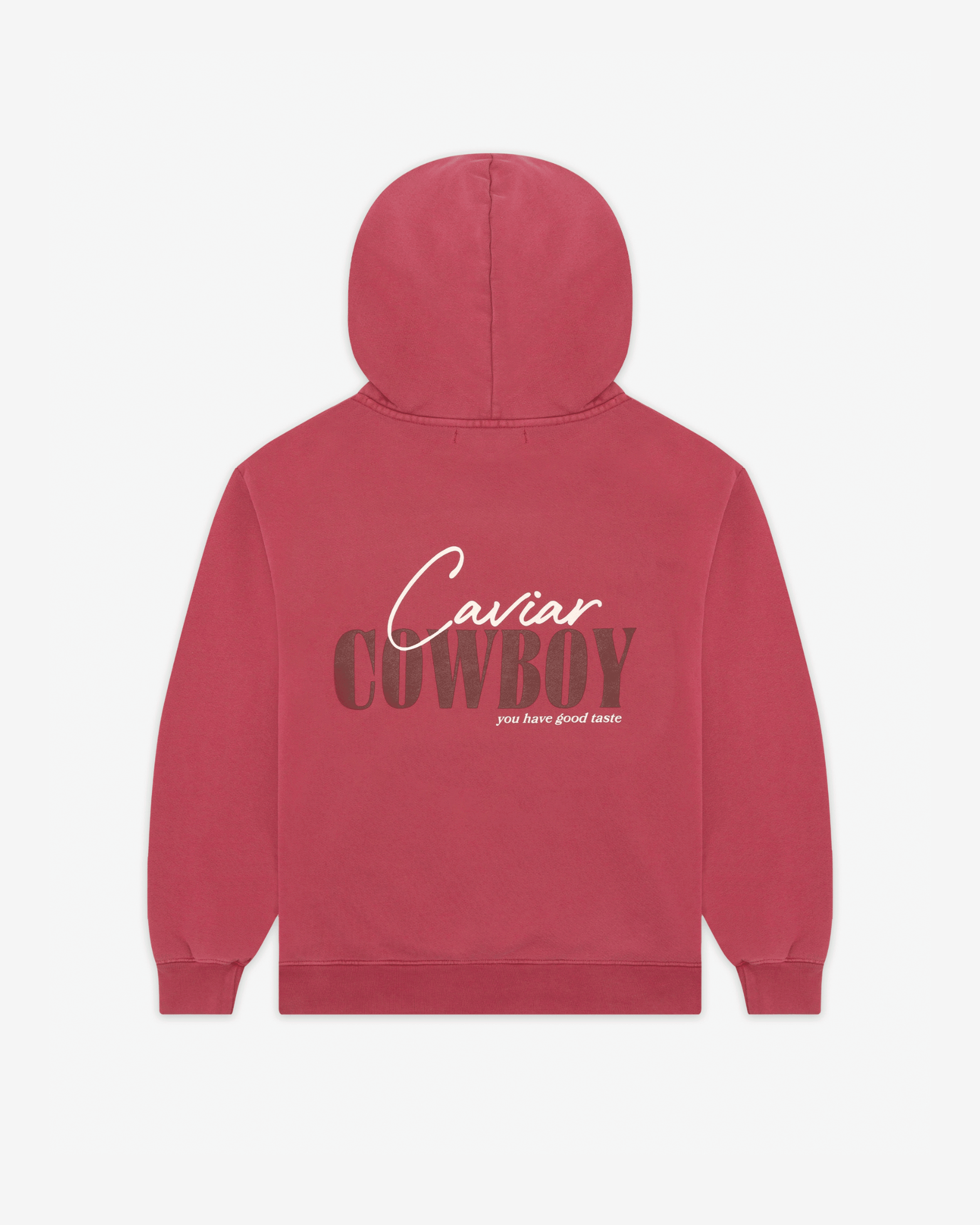 Caviar Cowboy Hoodie (Vintage Crimson)