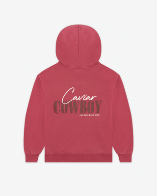 Caviar Cowboy Hoodie (Vintage Crimson)
