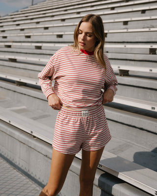 Striped Mini Shorts
