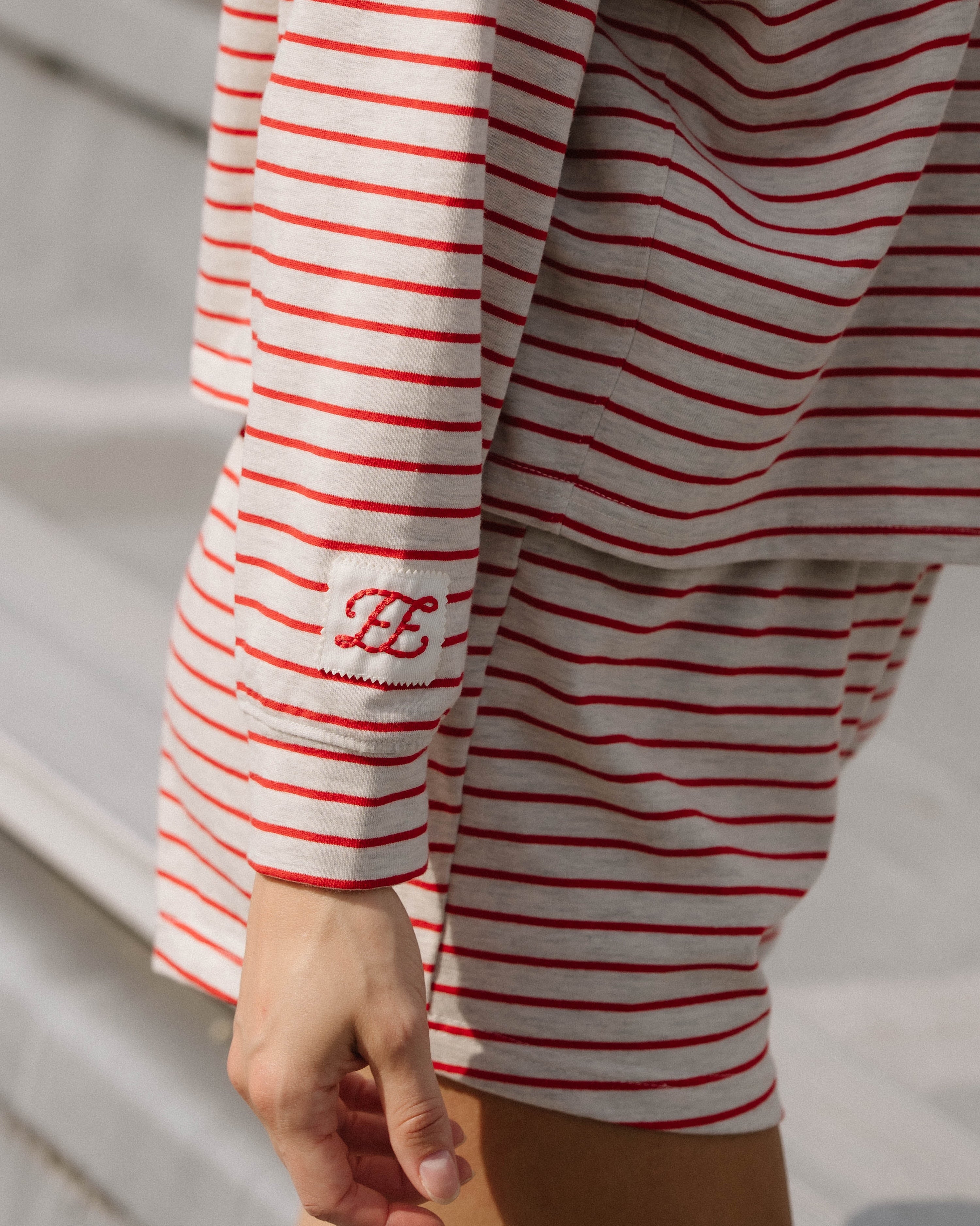 Striped Long Sleeve in Red Stripe – Eleven Eleven