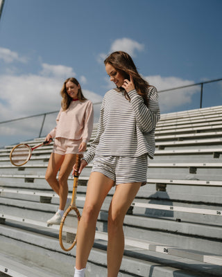Striped Mini Shorts
