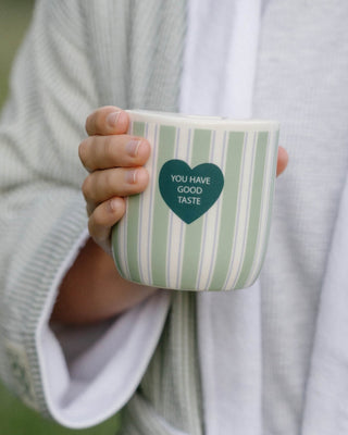 Striped Ceramic Mug
