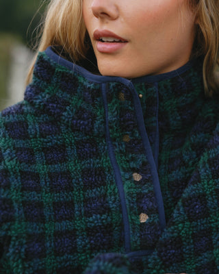 Plaid Fleece Pullover
