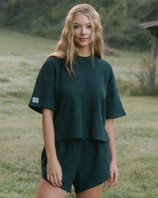 Short Sleeve Waffle Tee
