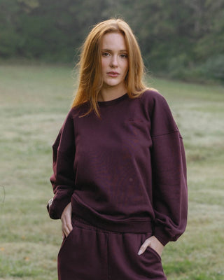 Oversized French Terry Crewneck
