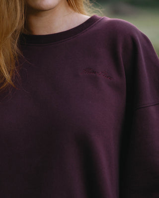 Oversized French Terry Crewneck
