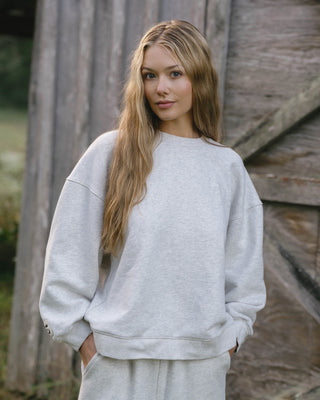 Oversized French Terry Crewneck
