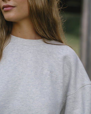 Oversized French Terry Crewneck
