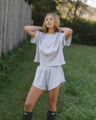 Short Sleeve Waffle Tee
