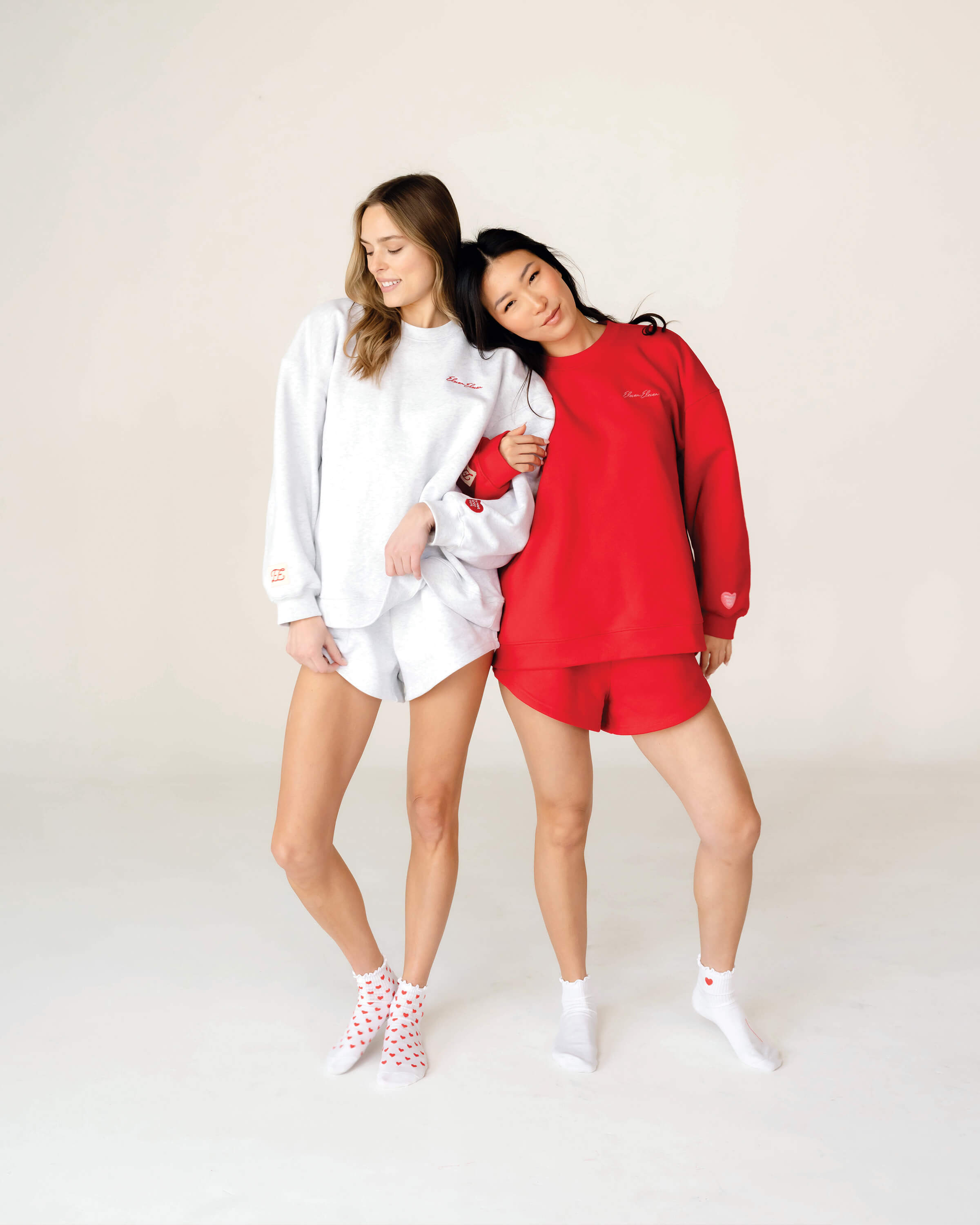 Fleece Sweat Short (Cherry)