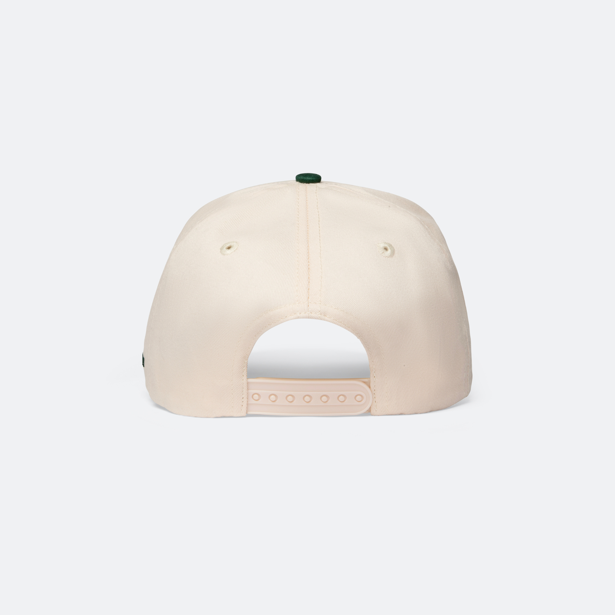 Caviar Cowboy Cap (Beige & Forest Green)