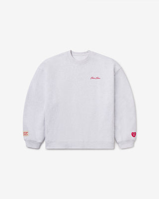 Oversized Crewneck Sweatshirt (Light Ash)
