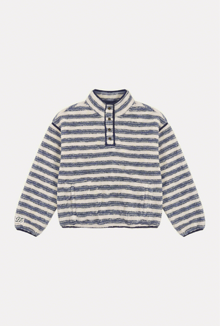 Striped Fleece Pullover

