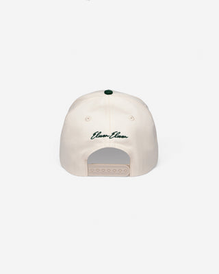 Jardin De Fleurs Cap (Beige & Forest Green)
