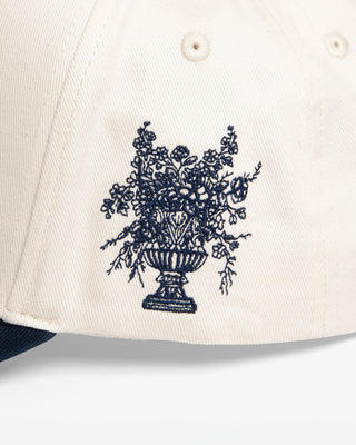 Jardin De Fleurs Cap (Beige & Navy)

