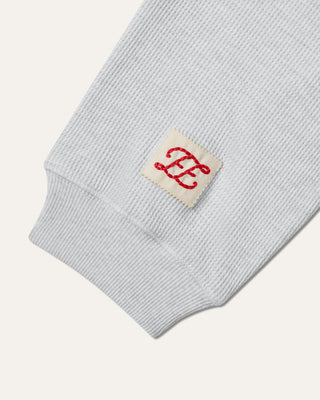 Long Sleeve Waffle Henley
