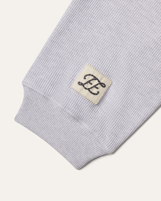 Long Sleeve Waffle Henley
