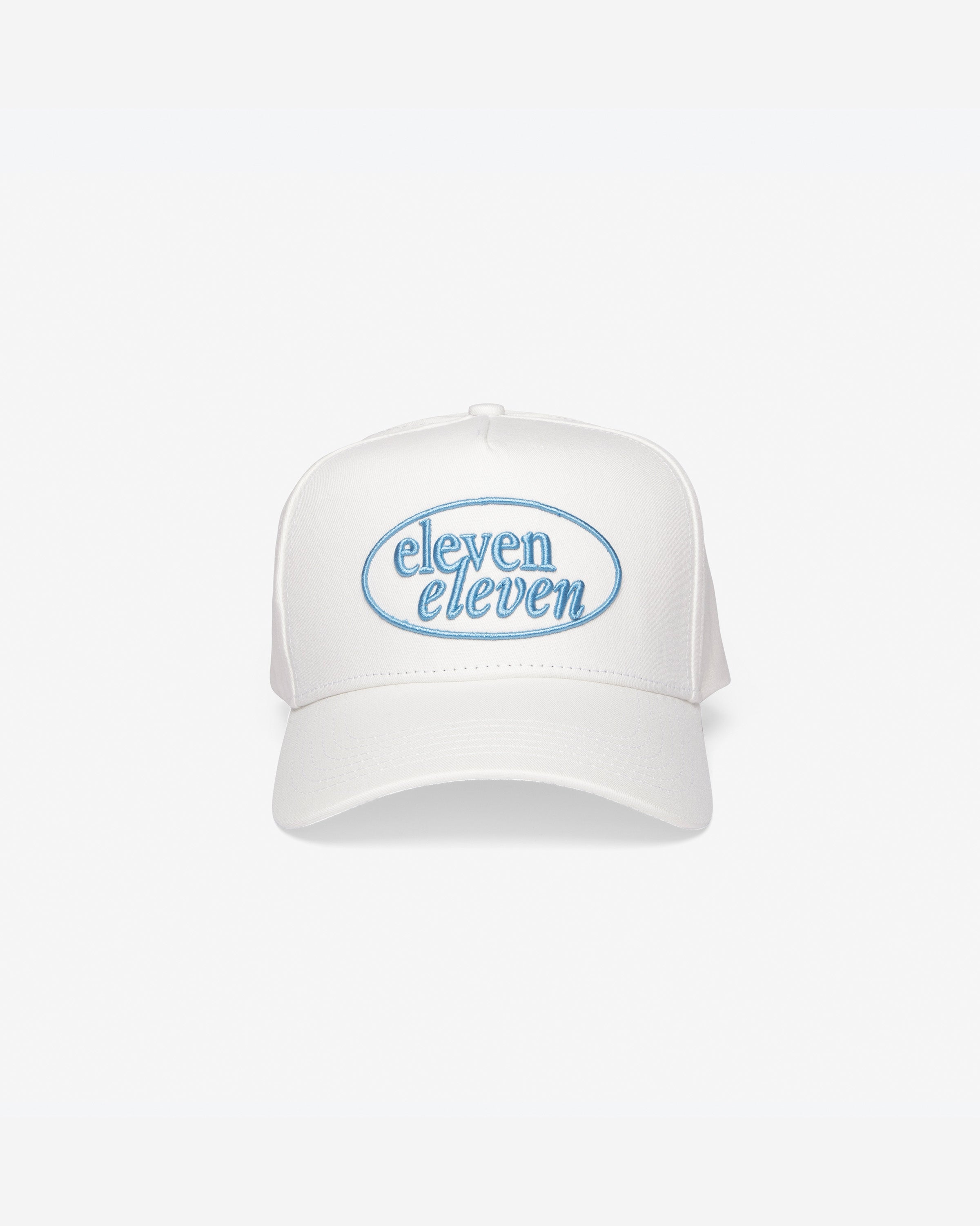 Classic Oval Trucker Cap (White)