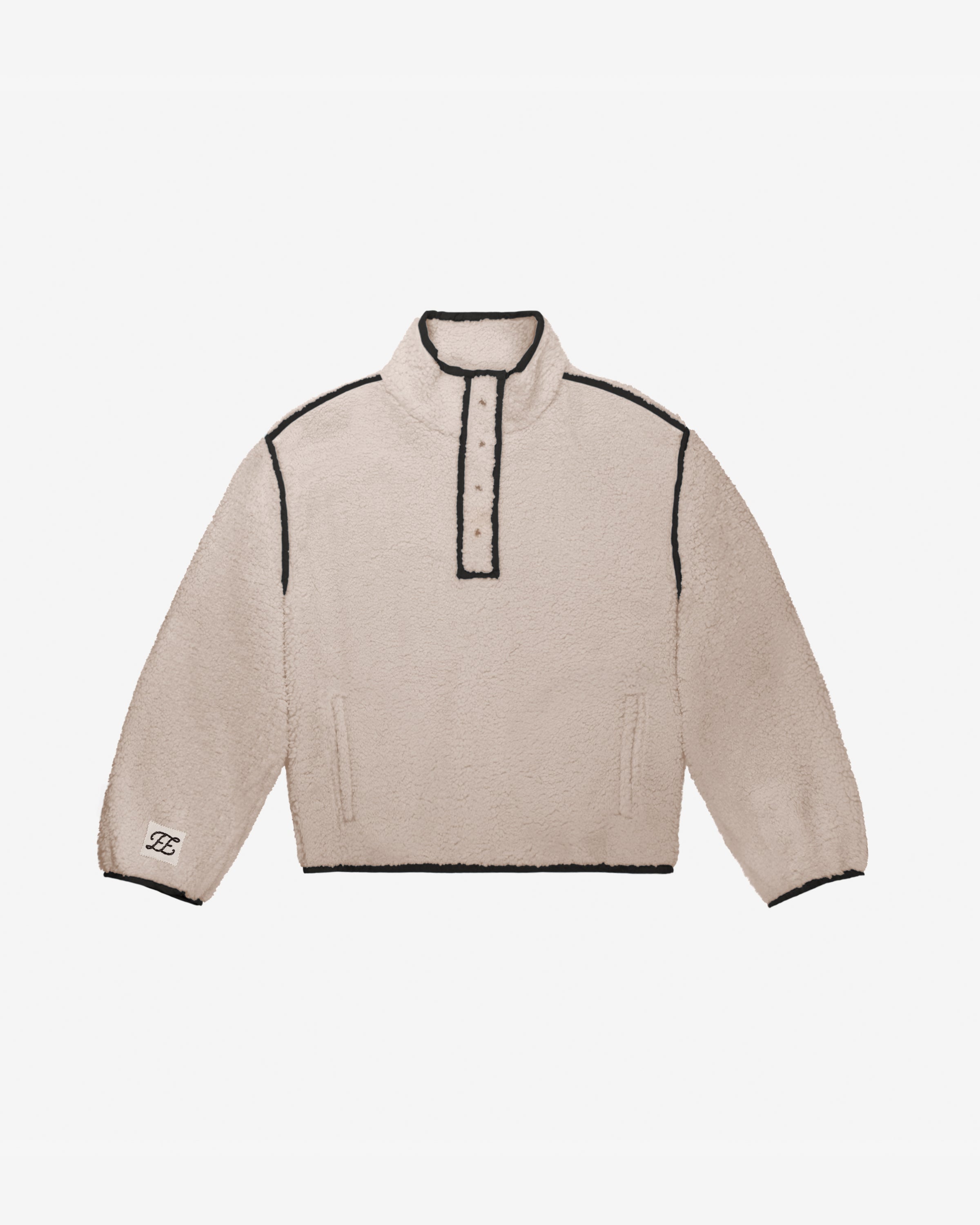 Fleece Pullover (Truffle & Brown)