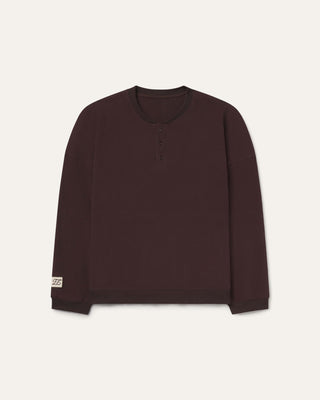 Waffle Henley Long Sleeve
