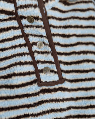 Striped Fleece Pullover
