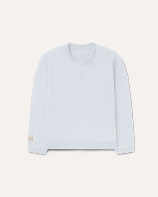 Long Sleeve Waffle Henley
