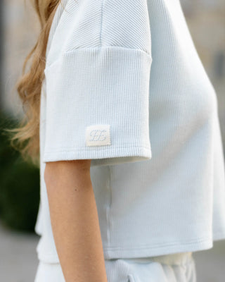Short Sleeve Waffle Tee
