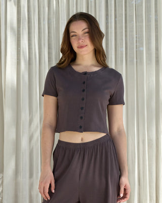 Ribbed Lounge Short Sleeve
