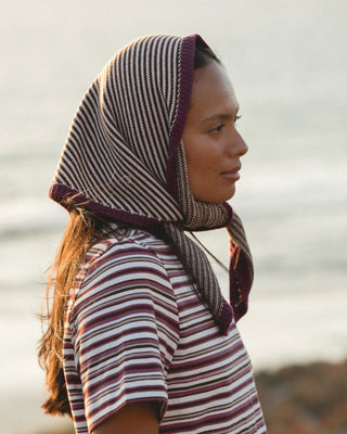 Striped Triangle Scarf
