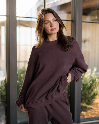 Long Sleeve Waffle Tee
