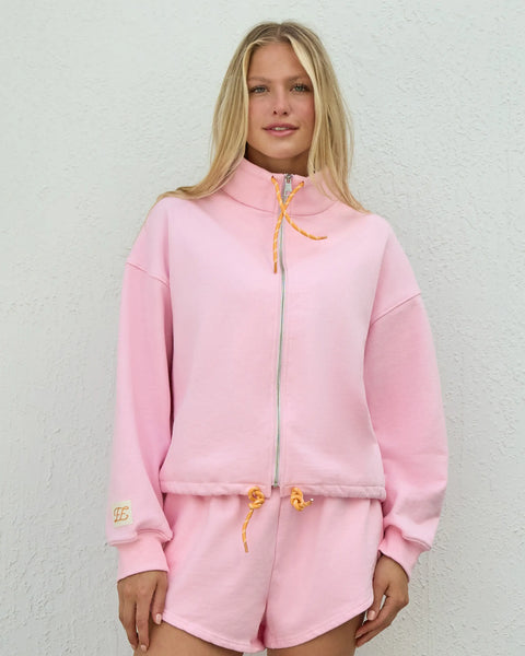 Paracord Funnel Neck Zip Up in Flirt – Eleven Eleven