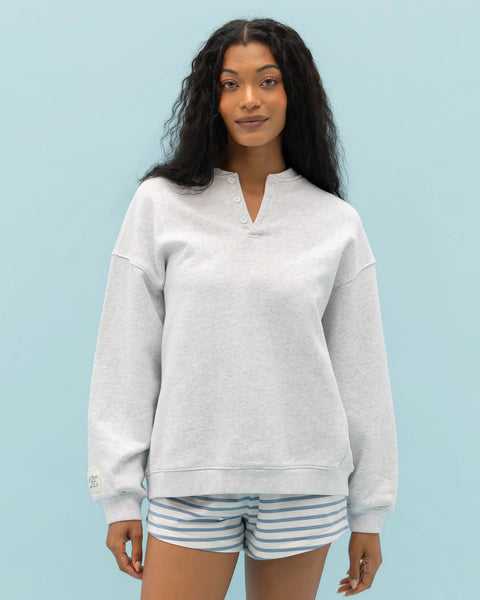 Go-To Sweatshirt in Light Ash Grey – Eleven Eleven