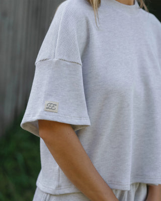 Short Sleeve Waffle Tee

