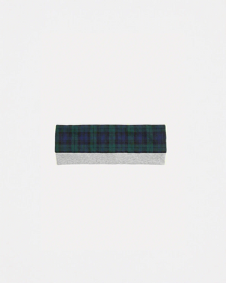 Reversible Plaid Lounge Headband
