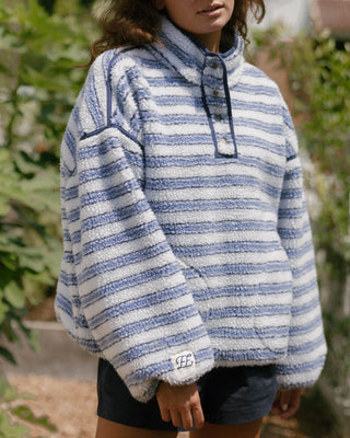 Striped Fleece Pullover
