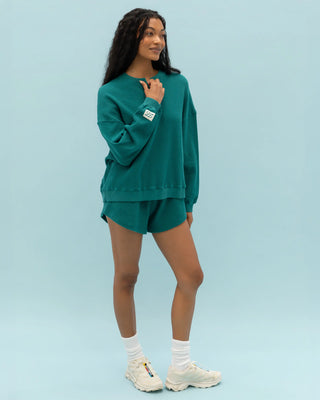 Long Sleeve Waffle Henley
