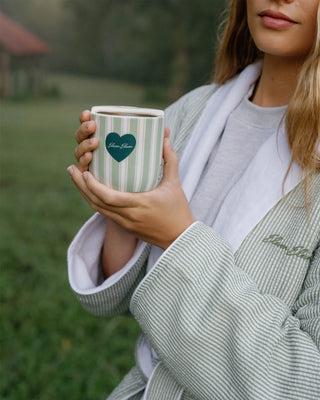 Striped Ceramic Mug
