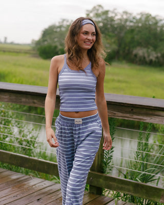 Striped Lounge Tank
