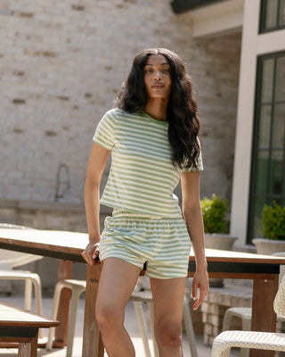 Striped Mini Shorts
