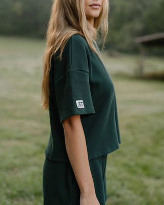 Short Sleeve Waffle Tee
